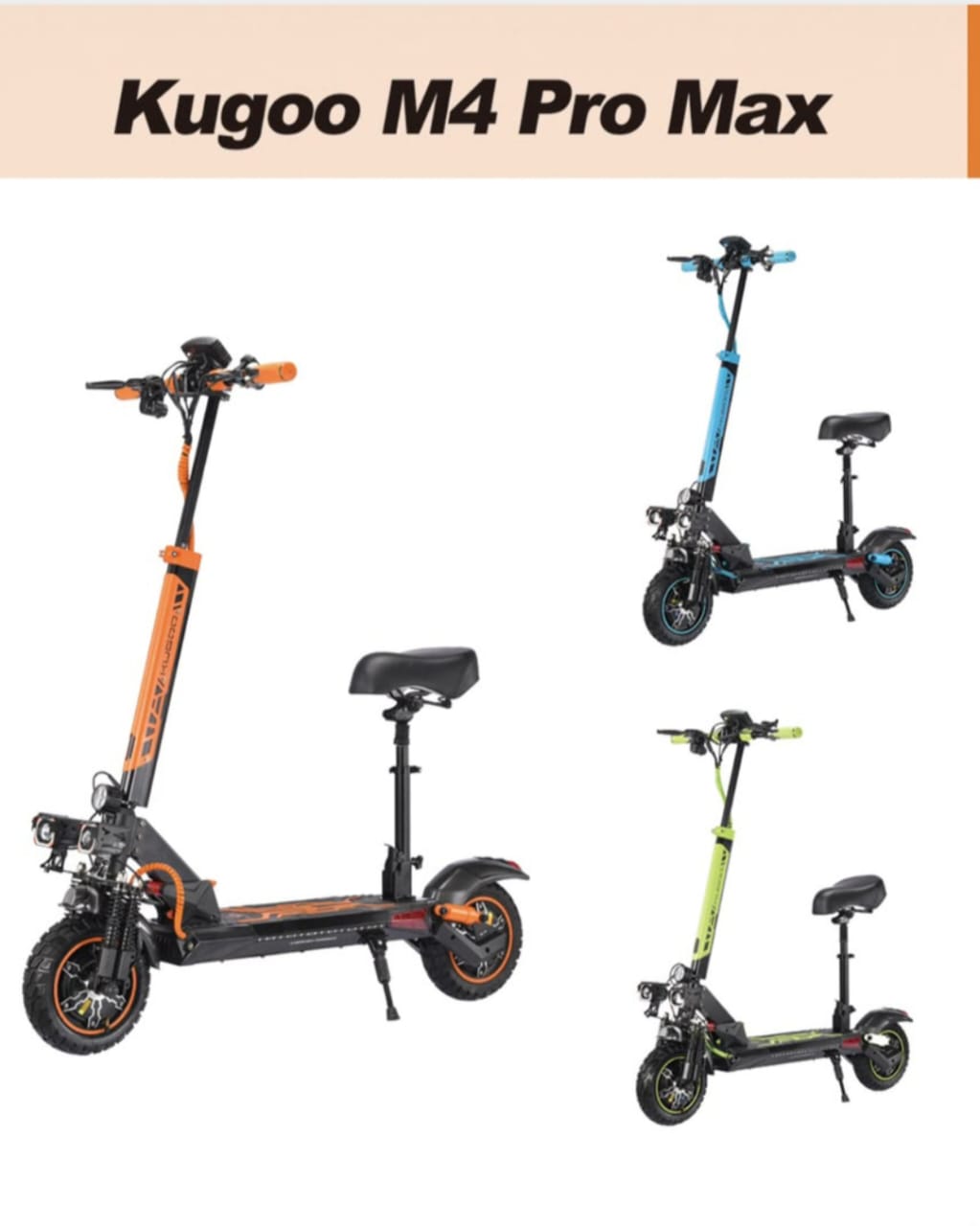 اسکوتربرقی کوگو مدل M 4 pro max